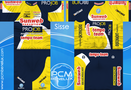 Main Shirt for Sunweb - Pro Job Cycling Team